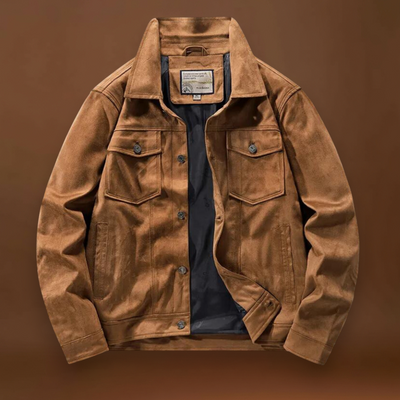 Casaco de Caminhoneiro - Gola Alta e Fecho de Zíper para Forma Elástica