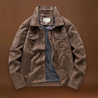 Casaco de Caminhoneiro - Gola Alta e Fecho de Zíper para Forma Elástica