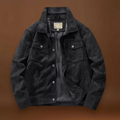 Casaco de Caminhoneiro - Gola Alta e Fecho de Zíper para Forma Elástica