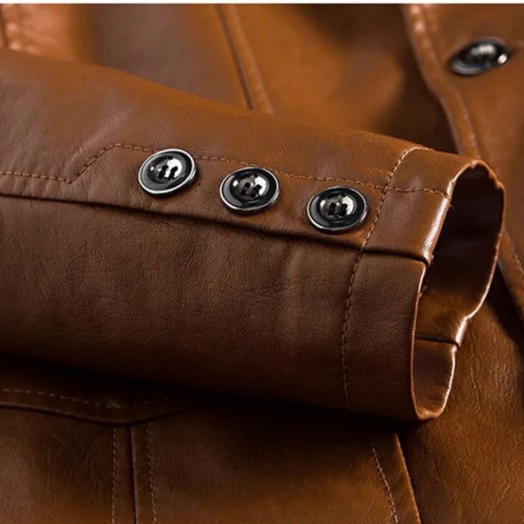 Roderick - Casaco de Cabedal Elegante