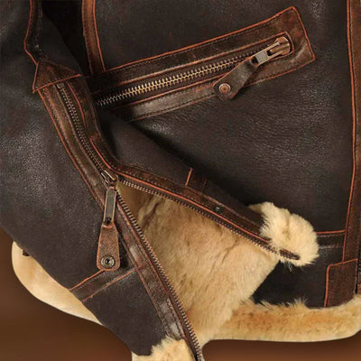 Hunter - Casaco de inverno em pele para homem Original