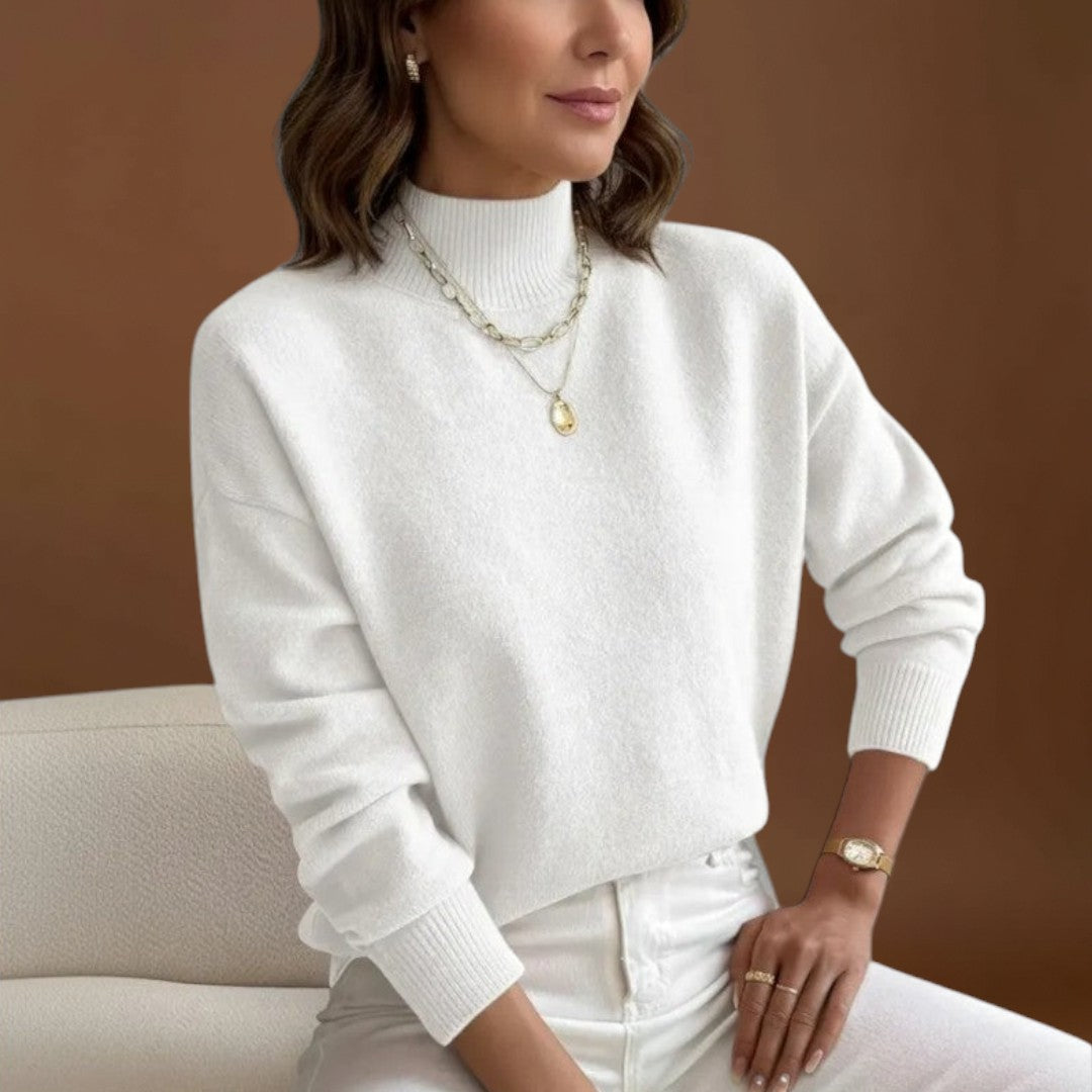 Estrela - Camisola de gola alta