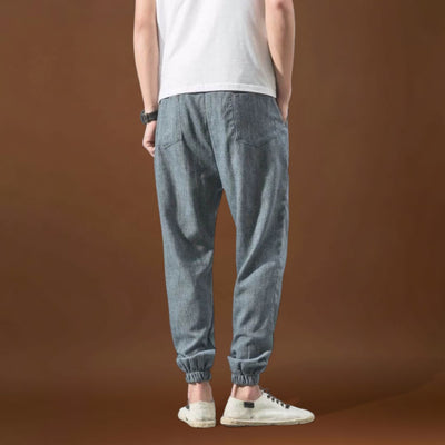 Yoko - Calças japonesas confortáveis Bege