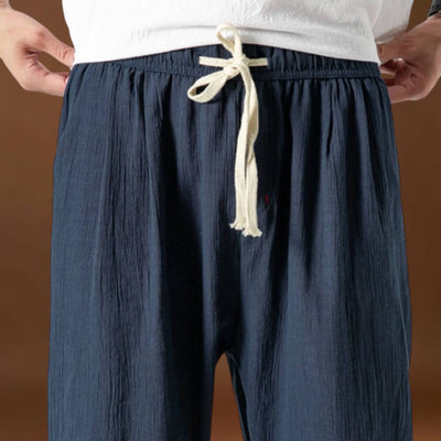 Yoko - Calças japonesas confortáveis Verde