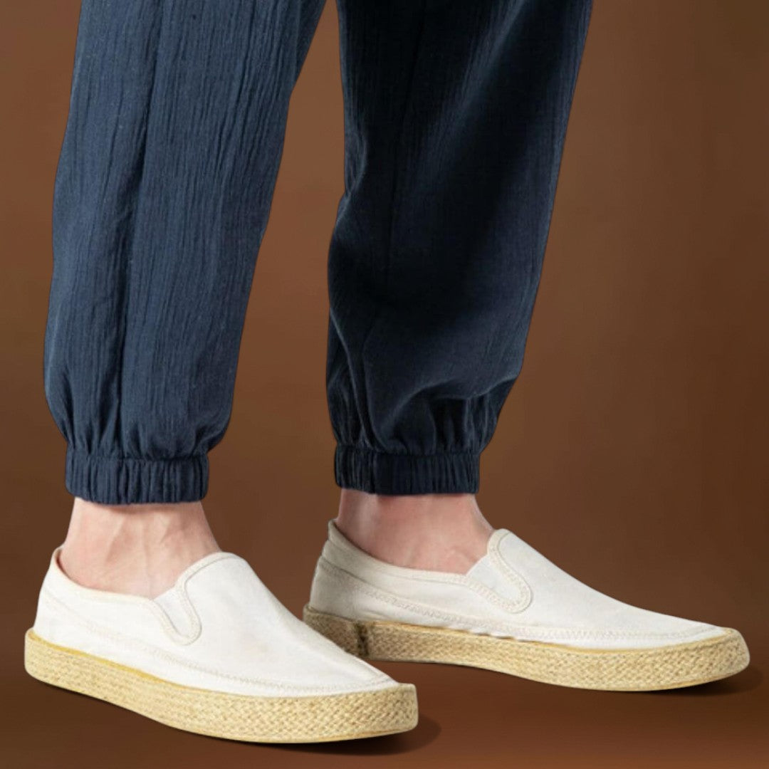 Yoko - Calças japonesas confortáveis Khaki