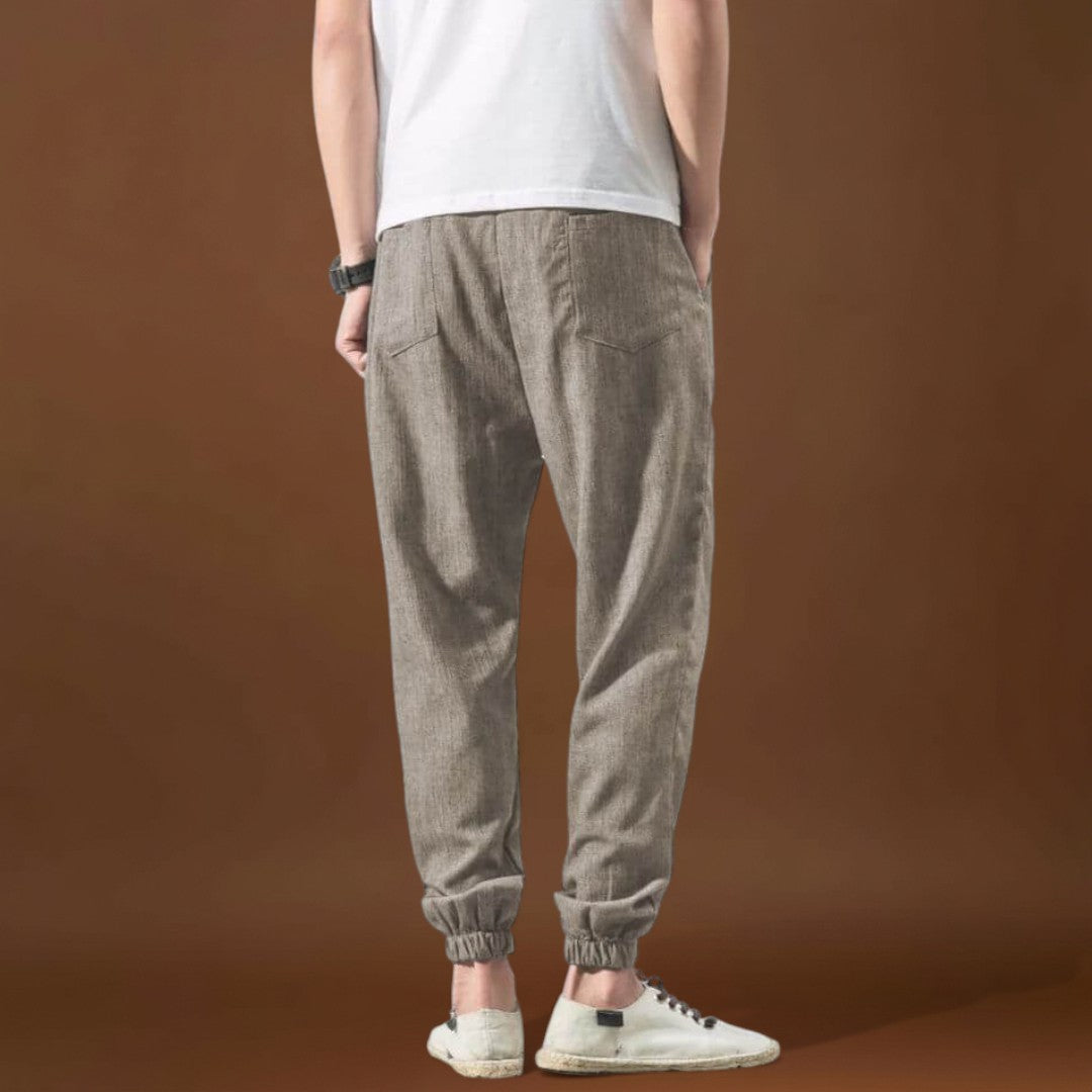 Yoko - Calças japonesas confortáveis Verde