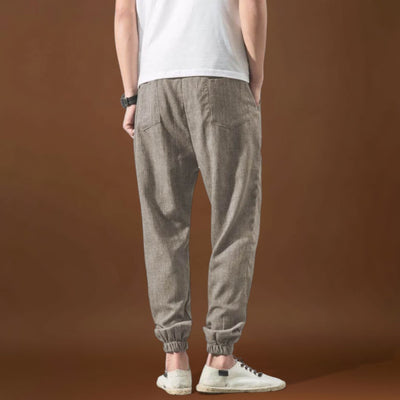 Yoko - Calças japonesas confortáveis Verde