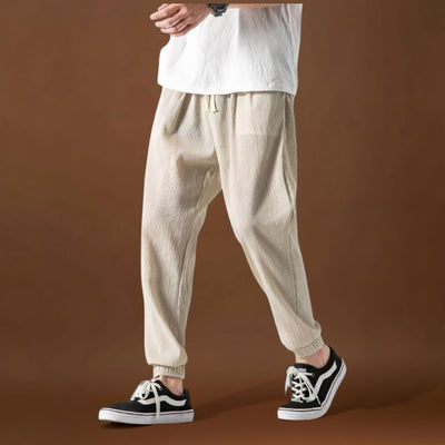 Yoko - Calças japonesas confortáveis Verde