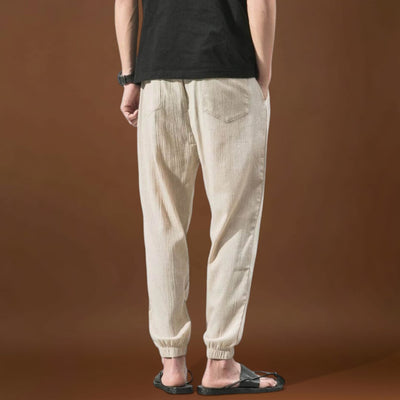 Yoko - Calças japonesas confortáveis Khaki