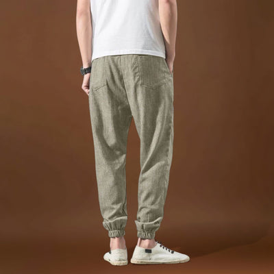 Yoko - Calças japonesas confortáveis Khaki