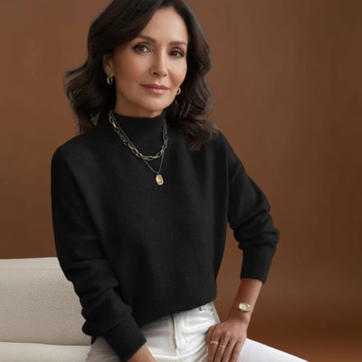 Estrela - Camisola de gola alta