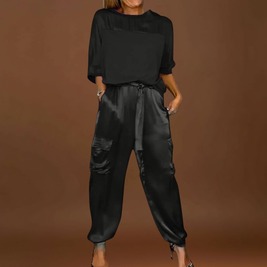 Margarida - Conjunto de Seda de 2 Peças