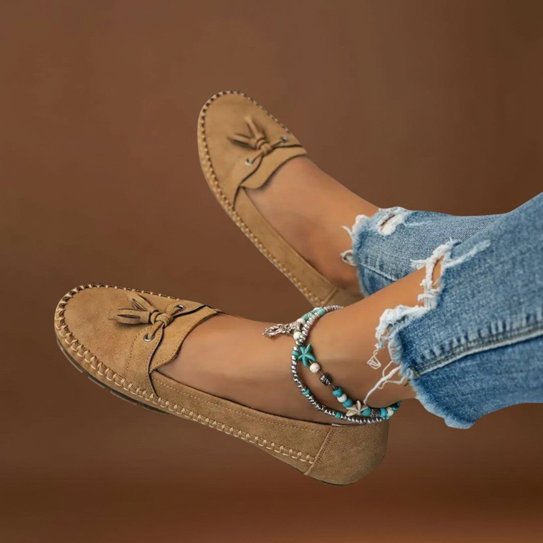 Teresa - Mocassins de pele