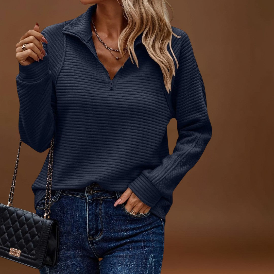 Leonor - Sweater Elegante com fecho