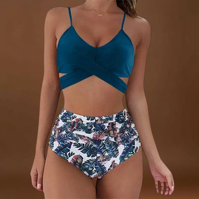 Marta - Biquíni Alta Cintura Estilo Verão