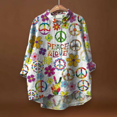 Flora - Camisa de linho de algodão