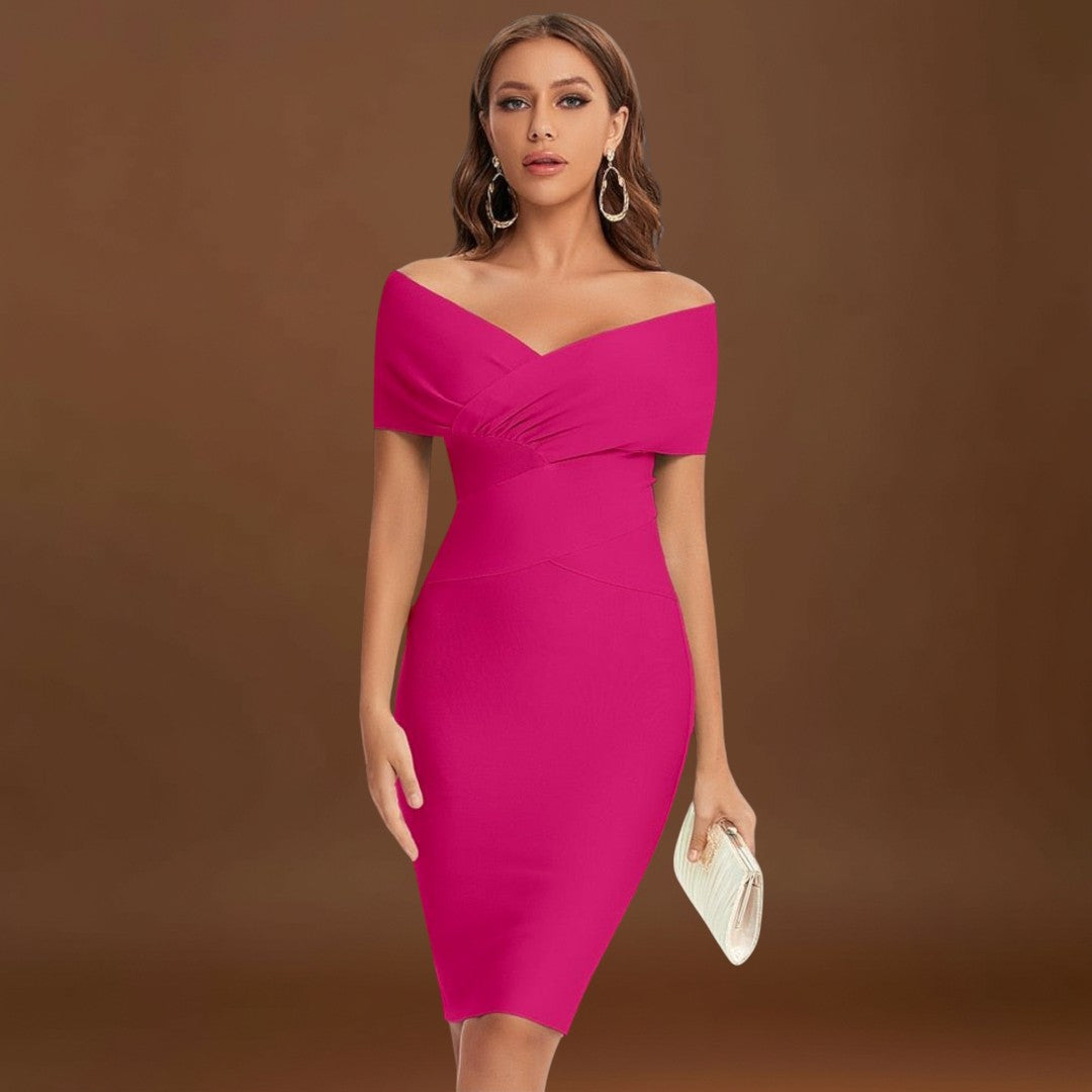 Ofélia - Vestido Elegante com Decote em V