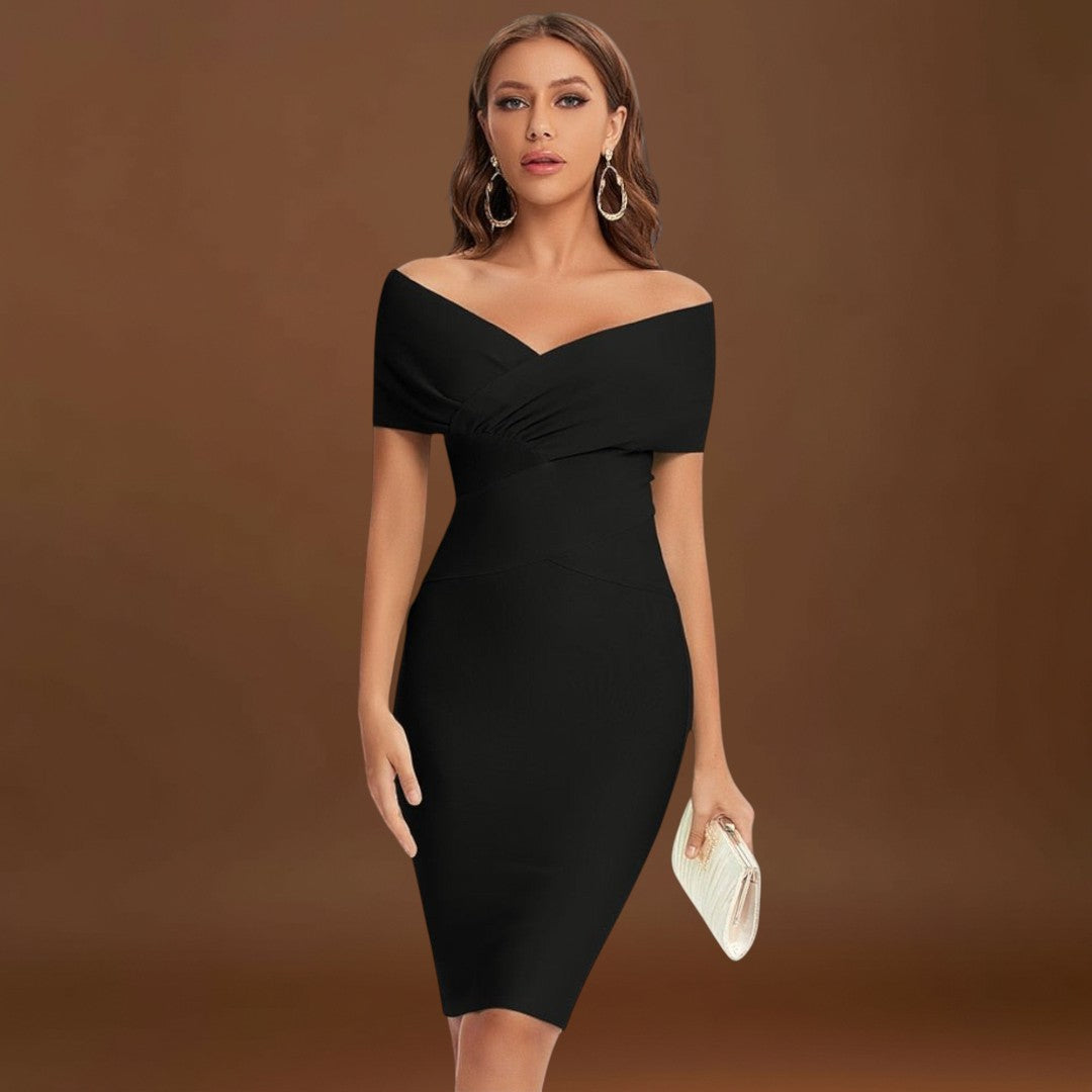 Ofélia - Vestido Elegante com Decote em V