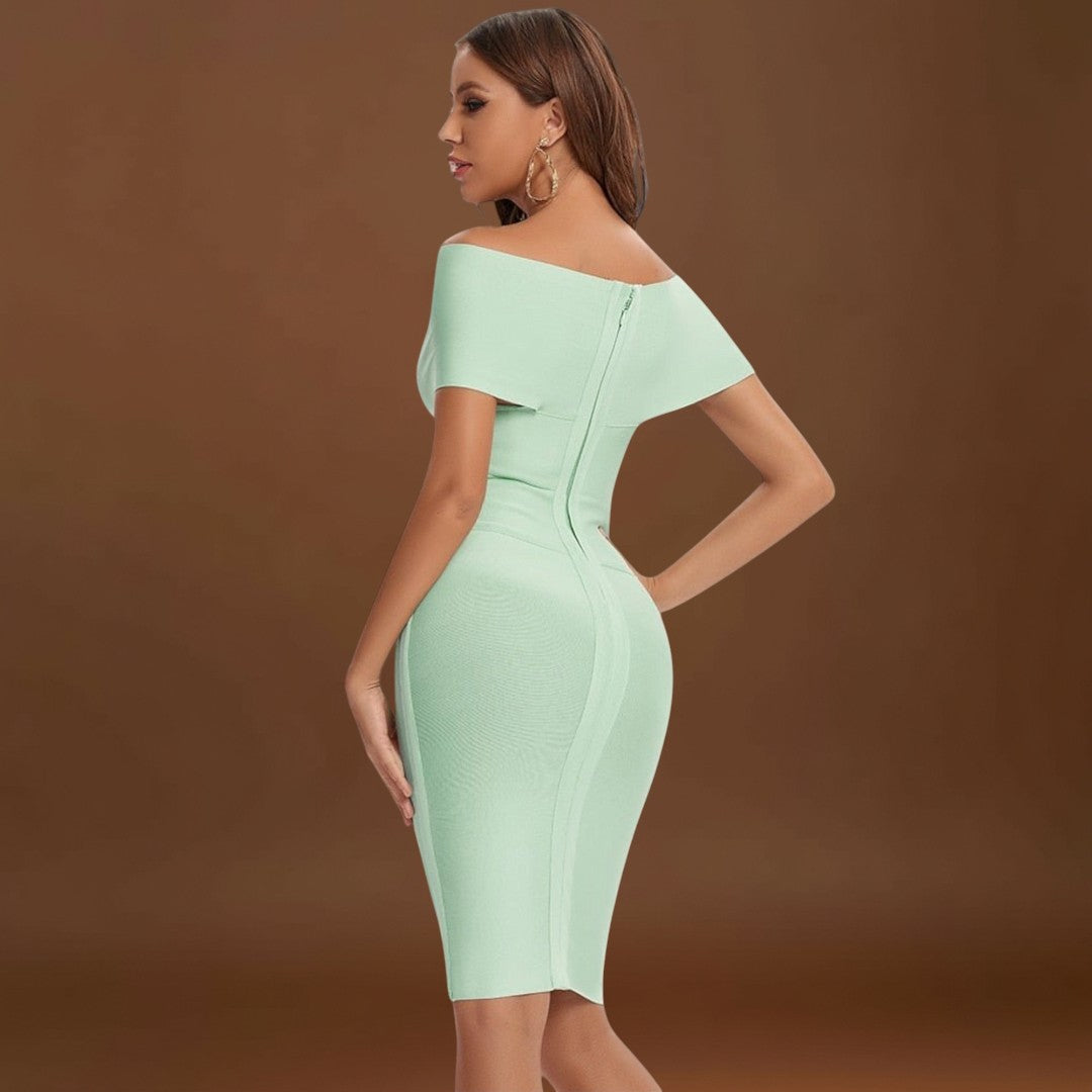 Ofélia - Vestido Elegante com Decote em V