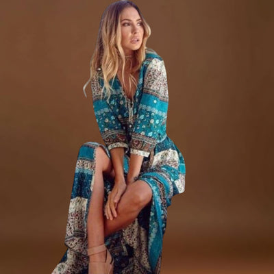 Carina - Vestido midi Boho