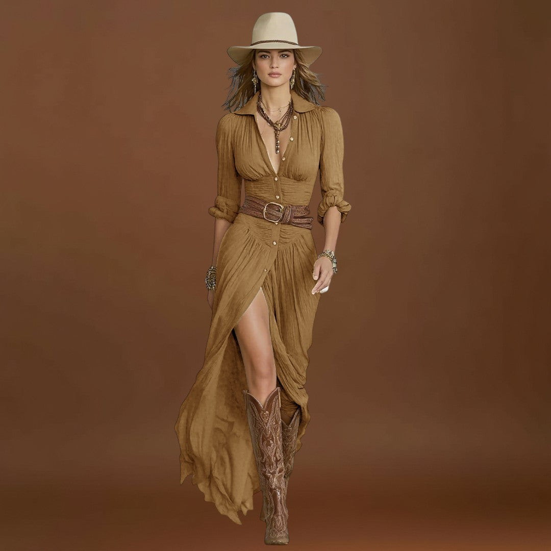 Julia - Vestido longo maxi