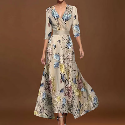 Inês - Vestido de senhora com manga elegante