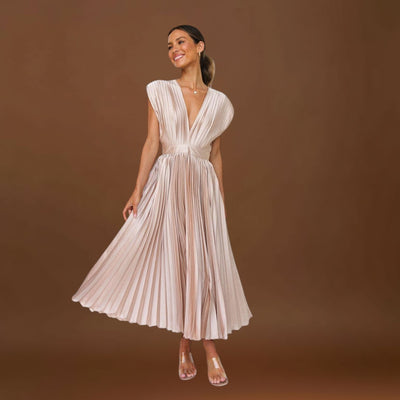 Eduarda - Vestido midi elegante