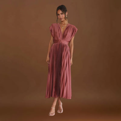 Eduarda - Vestido midi elegante