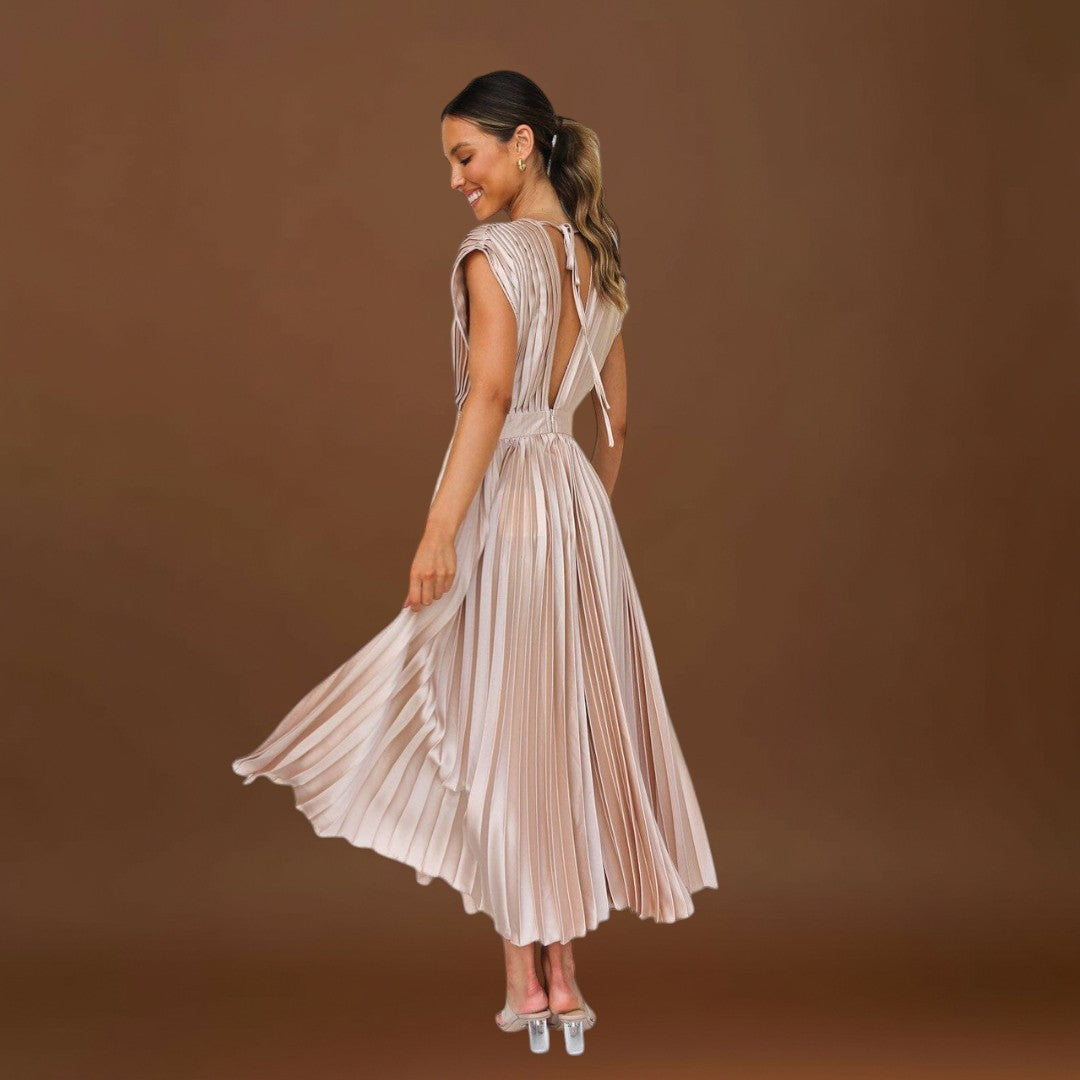 Eduarda - Vestido midi elegante