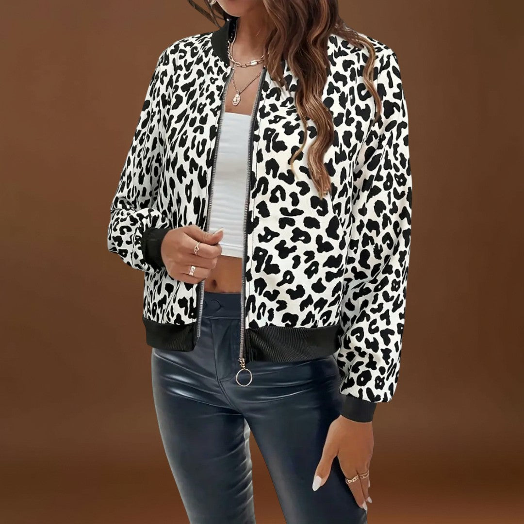 Raquel - Casaco de Leopardo Elegante