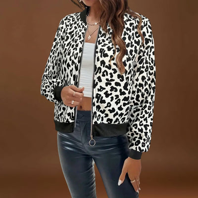 Raquel - Casaco de Leopardo Elegante