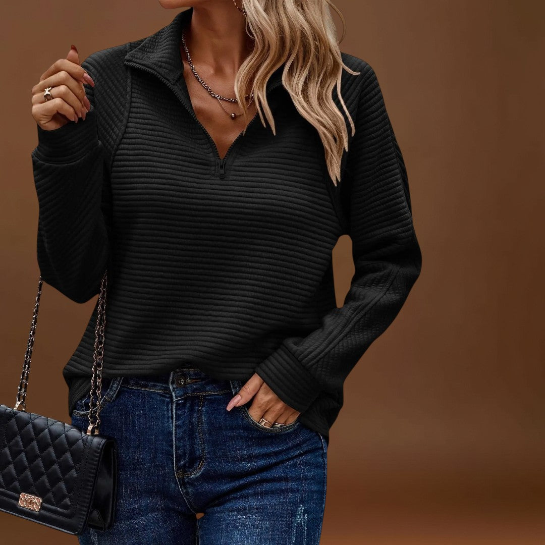 Leonor - Sweater Elegante com fecho