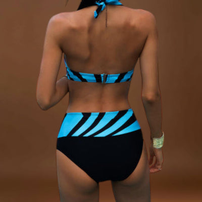 Clara - Fato de banho de duas peças às riscas