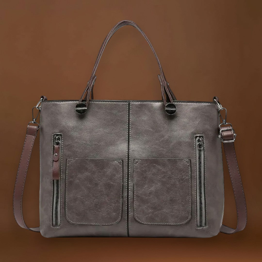 Maria. - Bolsa de couro elegante