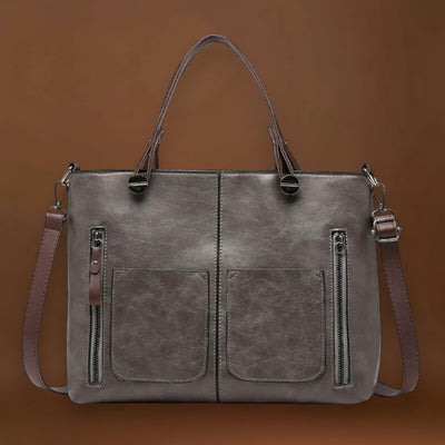 Maria. - Bolsa de couro elegante