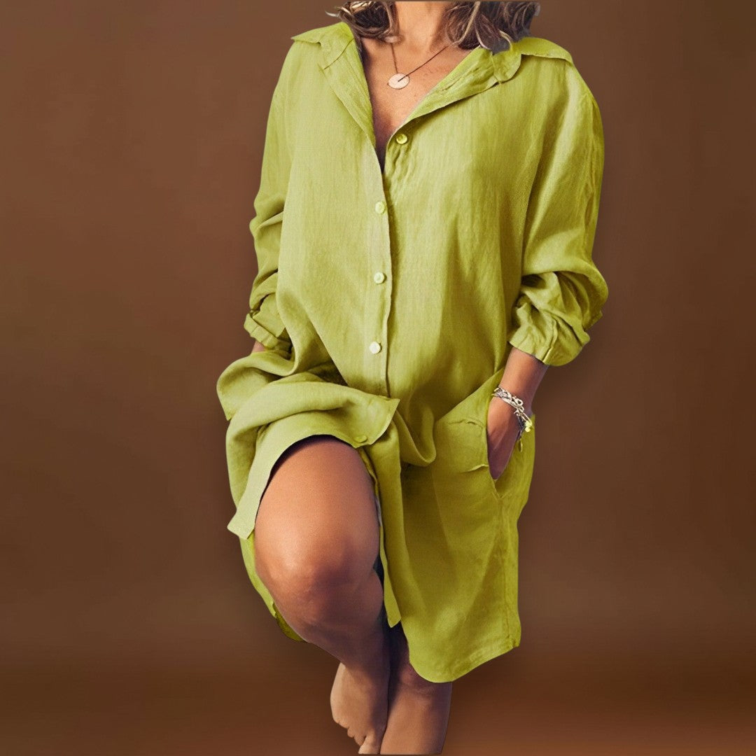 Raquel - Blusa de linho casual