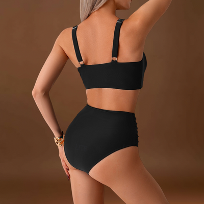 Daniela - Biquíni em tecido com pregas