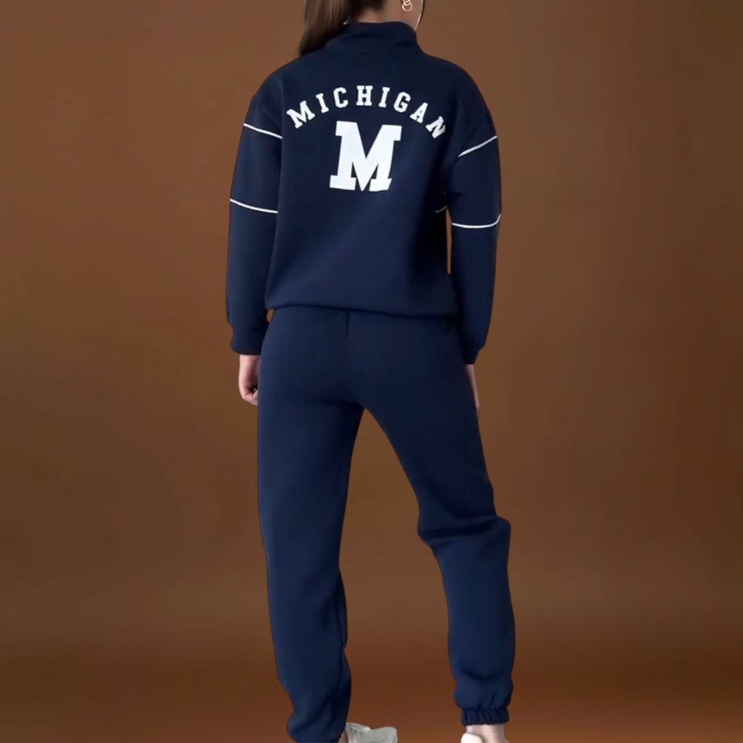 Maria Inês - Conjunto de sweater e calcas confortavel