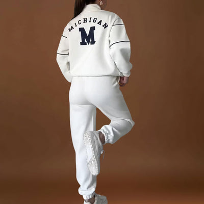 Maria Inês - Conjunto de sweater e calcas confortavel