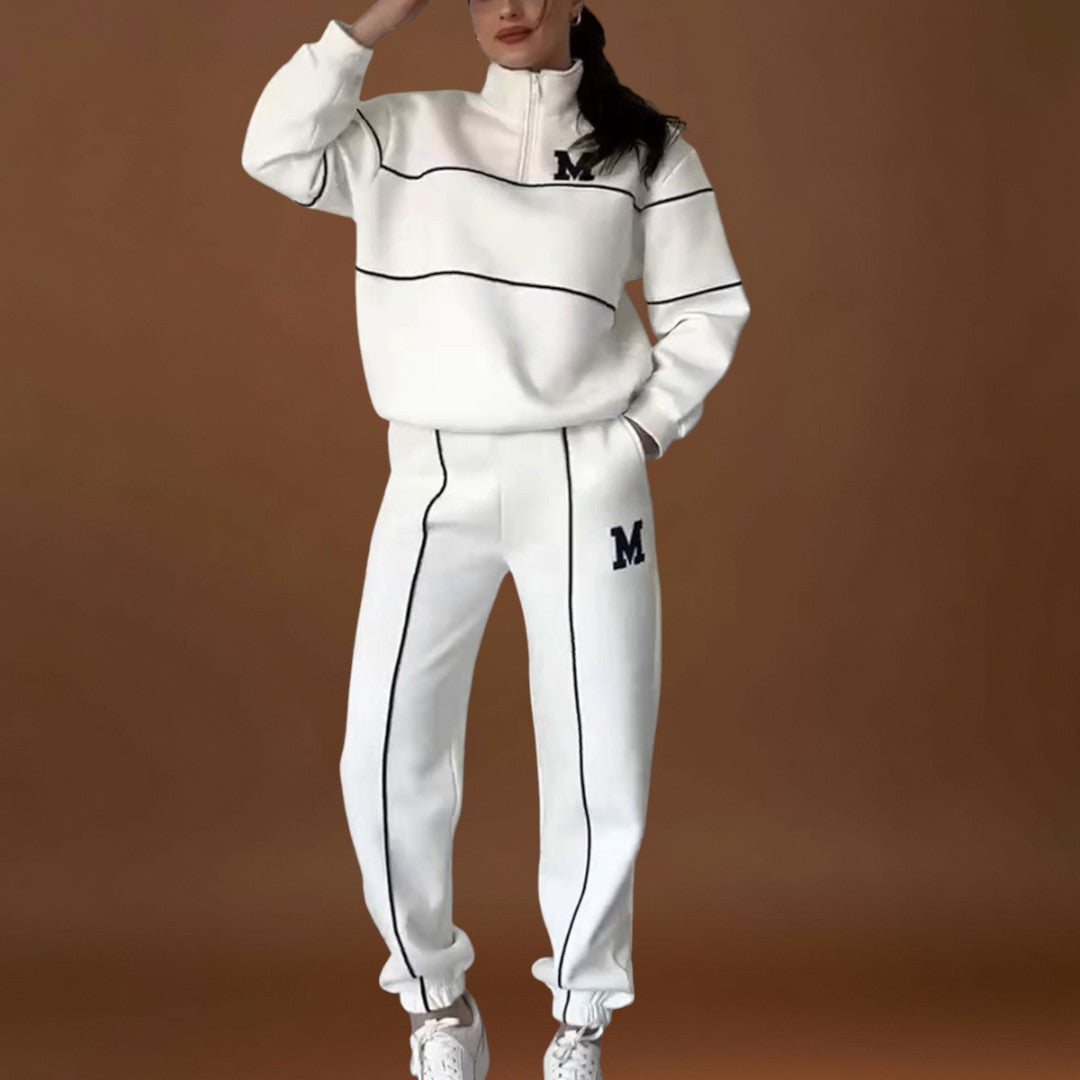 Maria Inês - Conjunto de sweater e calcas confortavel