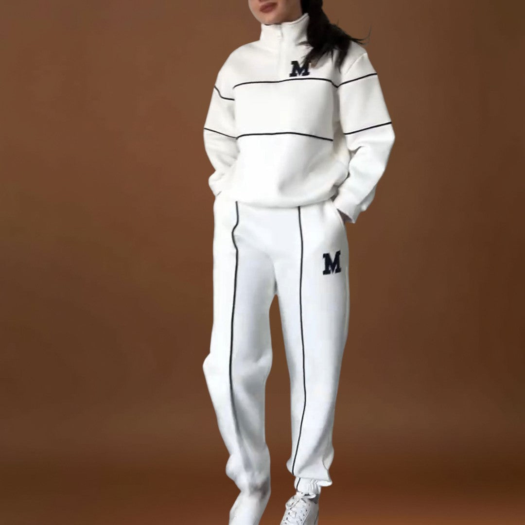 Maria Inês - Conjunto de sweater e calcas confortavel