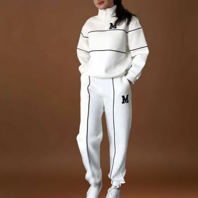 Maria Inês - Conjunto de sweater e calcas confortavel