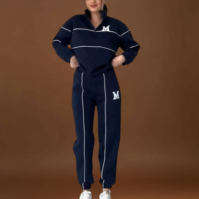 Maria Inês - Conjunto de sweater e calcas confortavel