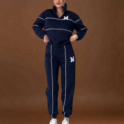 Maria Inês - Conjunto de sweater e calcas confortavel