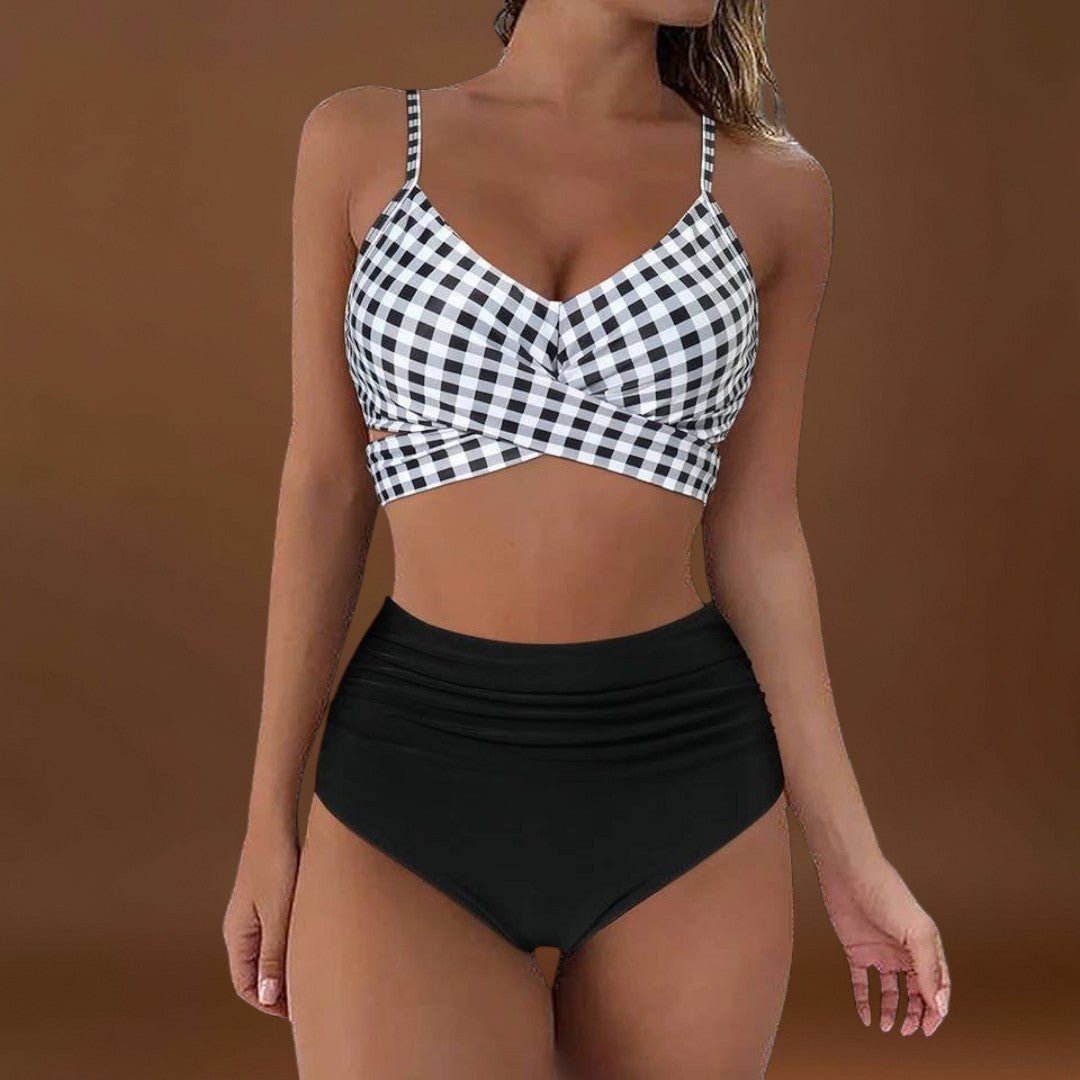 Marta - Biquíni Alta Cintura Estilo Verão