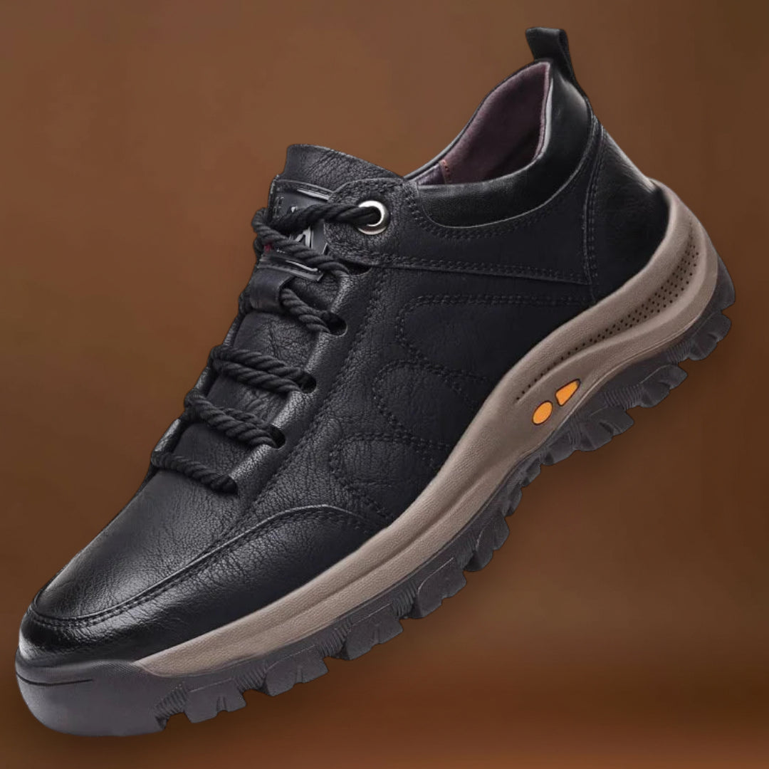 Matt - Sapatos masculinos casuais de couro costurados à mão