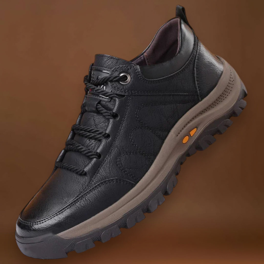 Matt - Sapatos masculinos casuais de couro costurados à mão