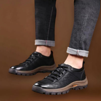 Matt - Sapatos masculinos casuais de couro costurados à mão