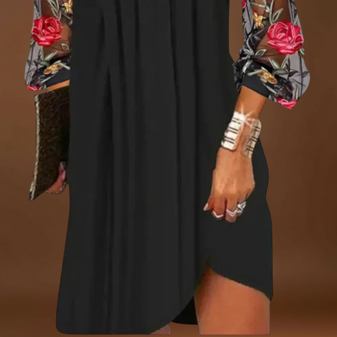 Daniela - Mini vestido elegante com decote em V