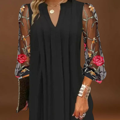 Daniela - Mini vestido elegante com decote em V